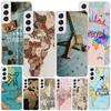 World Map Travel Plans Phnoe Case for Samsung Galaxy S26 S25 Edge S23 S24 Ultra S22 Plus S21 S20 FE Unique Cover Soft Coque Gala