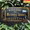 2D Flat Product, 1pc, Aluminum License Plate, for Decoration Only, Vintage Metal Aluminum Sign, Wall Hanging Decorative Plaque