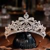 Crown Tiara Bride  Rhinestone Crown  Wedding Dress  Adult Ceremony Birthday  Princess Hair Accessories  Children