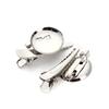 20Pcs/lot Round Brooch Hairpin Base 19/23/29mm Cabochon Blank Tray Brooch Hairpins for DIY Clothing Headdress Making Accessories