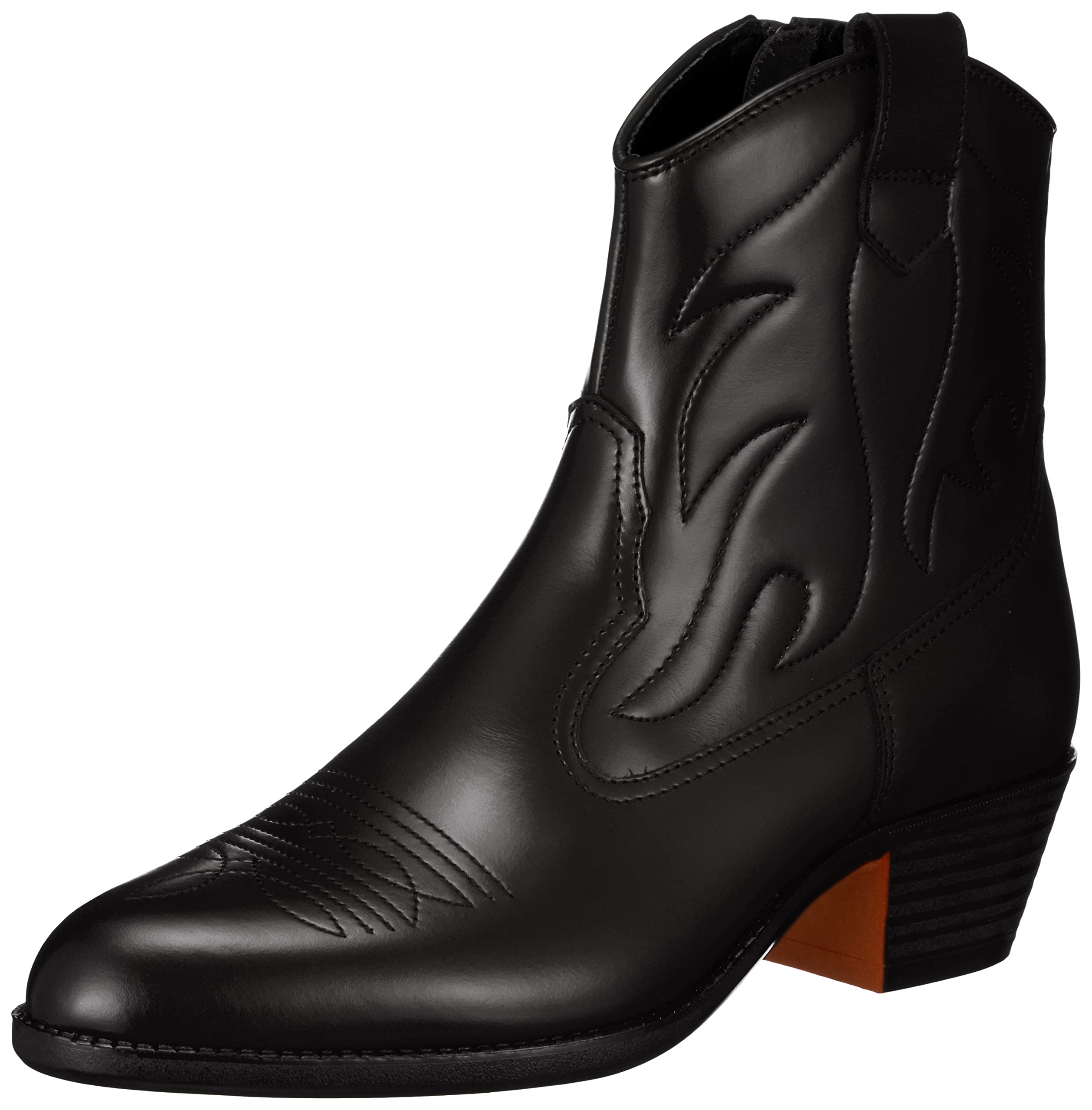 

Ковбойские сапоги Сделано в Японии Натуральная кожа Ковбойские сапоги Короткие сапоги Боковая молния Легко носить SD540 ЧЕРНЫЙ см 3E [Техас] 26.5 чёрный