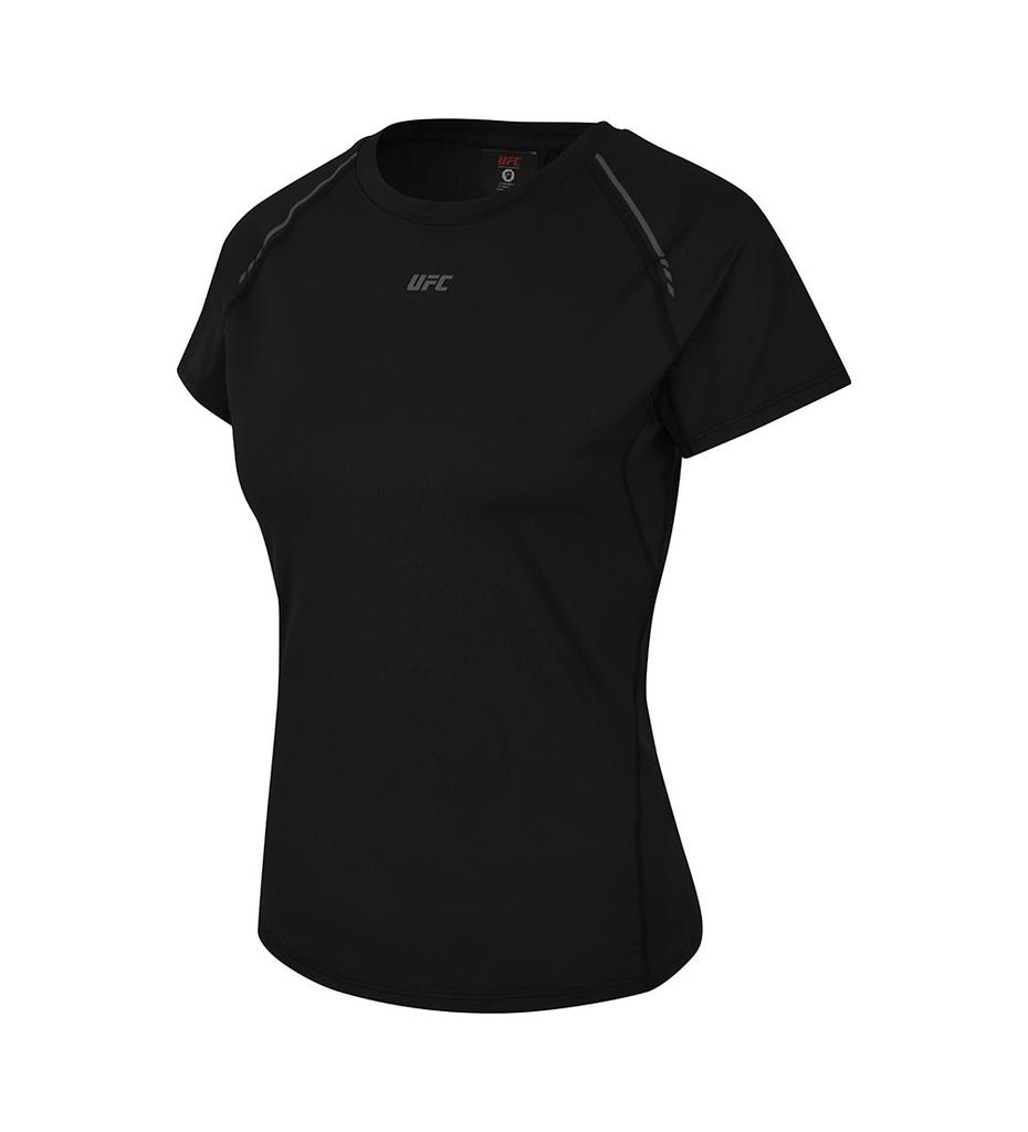 UFC SPORT Ufc Groove Regular Fit Short Sleeve T-Shirt Black U4Ssv3210Bk