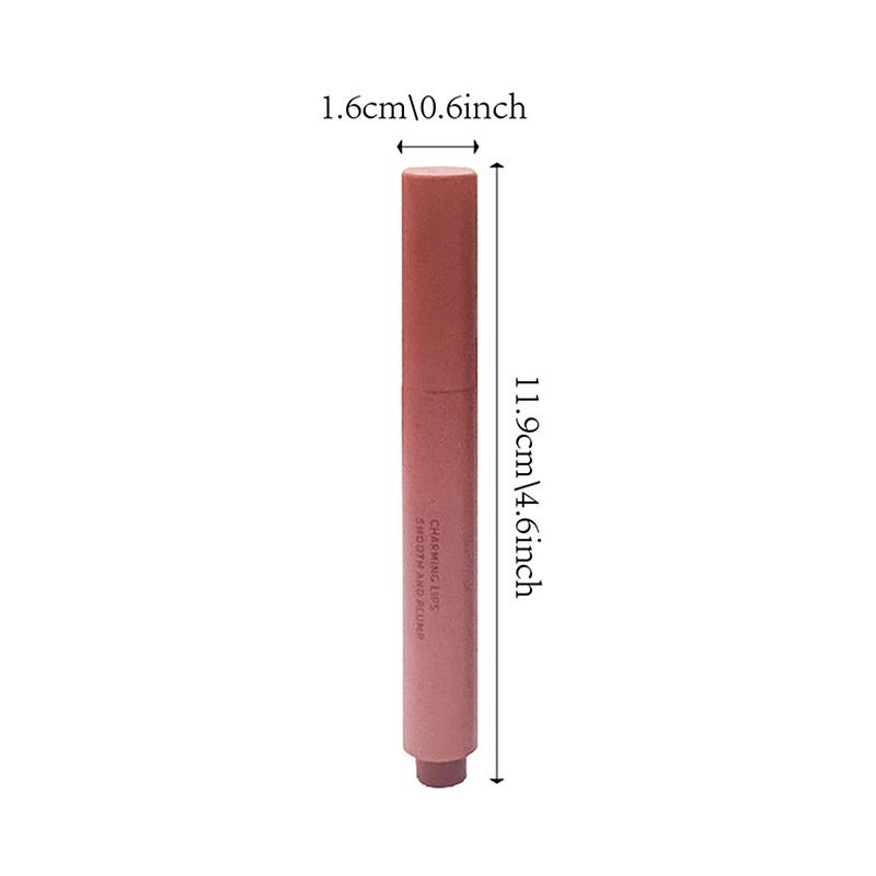 Herorange Labial Mate Labial Rojo Mate Sexy Cosmético Brillo de Labios Impermeable Taza Antiadherente Lápiz Labial Nude Maquillaje Coreano