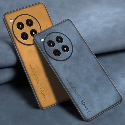 Pouzdro pro OnePlus Ace 3 Pro Luxusní PU kožené pouzdro na telefon pro OnePlus Ace 3 Ace3 Pro 5G Zadní kryt Matný silikonový kryt s plnou ochranou