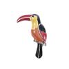 Alloy Jewelry, Dripping Animal, Parrot Brooch, High-end Female Brooch, Clothing Accessories, Fixed Decorations