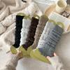 Autumn and Winter Sweet Women Leg Warmers Thin Knitted Long Heap Socks