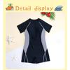 Girls 'swimsuits Middle-aged Children's One-piece Boxers Conservative Fashionable Breathable Swimming Training Clothes