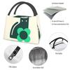 Isolierte Lunch-Tragetasche mit Katzenmotiv von Orla Kiely für Damen, skandinavischer Stil, tragbar, Kühltasche, Thermo-Lebensmittel, Lunchbox, Büro