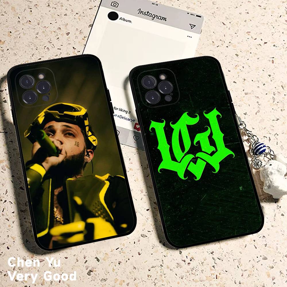 Jc Reyes Tour 2025 Phone Case For IPhone 17 16 15 14 13 12 11 Pro Max Plus Mini Silicone Black Cover