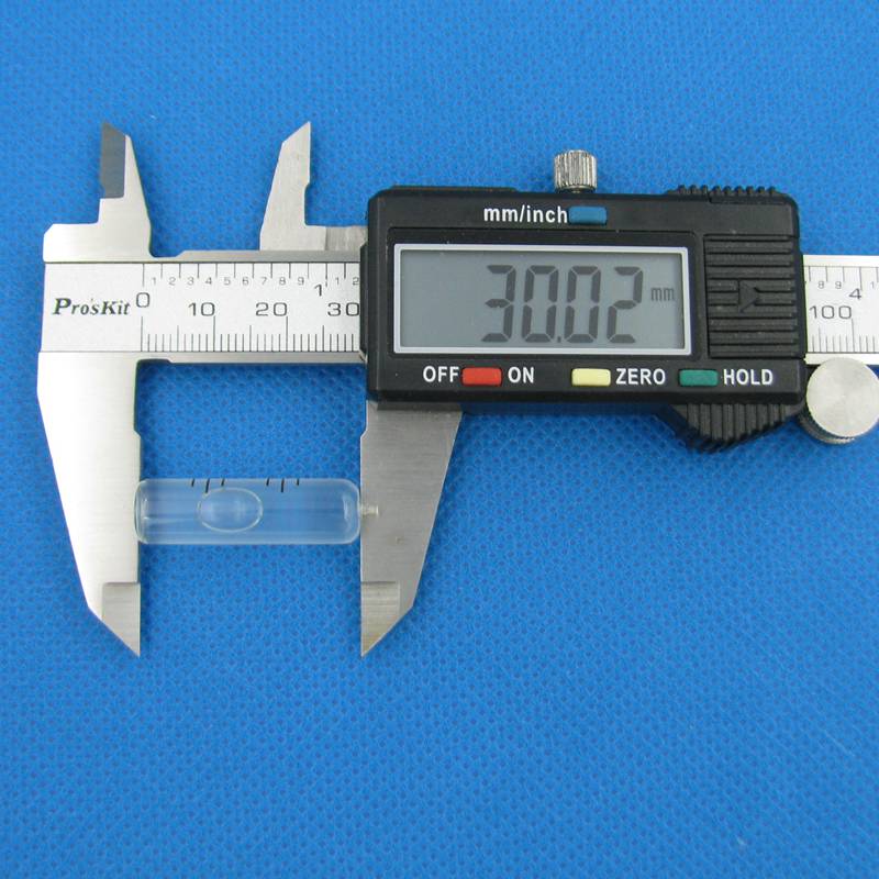 9*34mm 60"/2mm High Precision Glass Long Bubble Level Tube Vials Cylinder Spirit Level Bubble