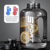 12L17L25L Large Volume Water Bottle Big Belly Cup Sports Water Bottle Ton Ton Bucket Student Handy Plastic Space Cup