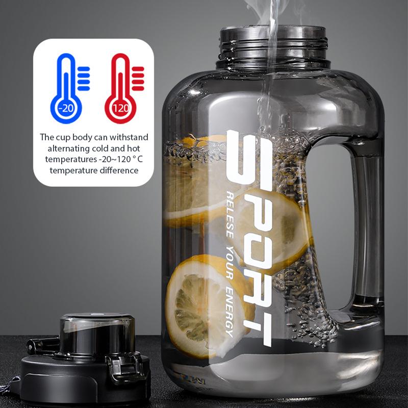 12L17L25L Large Volume Water Bottle Big Belly Cup Sports Water Bottle Ton Ton Bucket Student Handy Plastic Space Cup