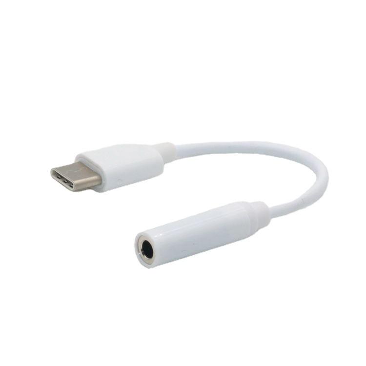 USB-C to 3.5mm Headphone Adapter Cable - Compatible with Type-C Devices for Audio Connectivity
