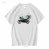 Für R 1300 GS Fans Motorrad T-Shirt 1300GS Biker lange oder kurze Ärmel Vintage gewaschen Vielseitiges Top für den Alltag Grafik