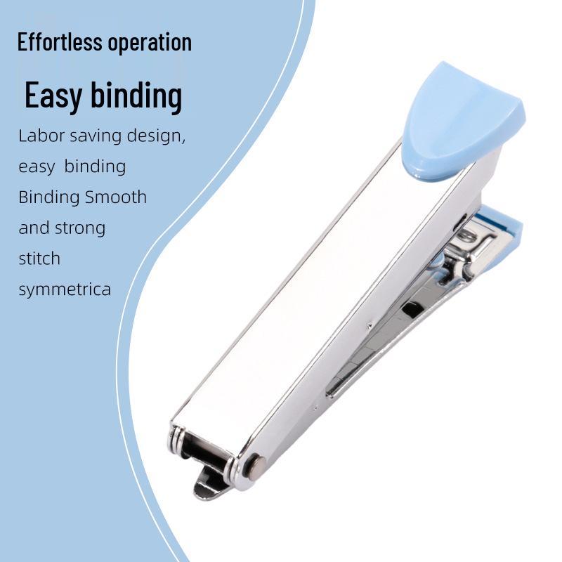 Compact Handheld Stapler No. 10 - Durable, Labor-Saving, Macaron Colors Stapler JS1001A
