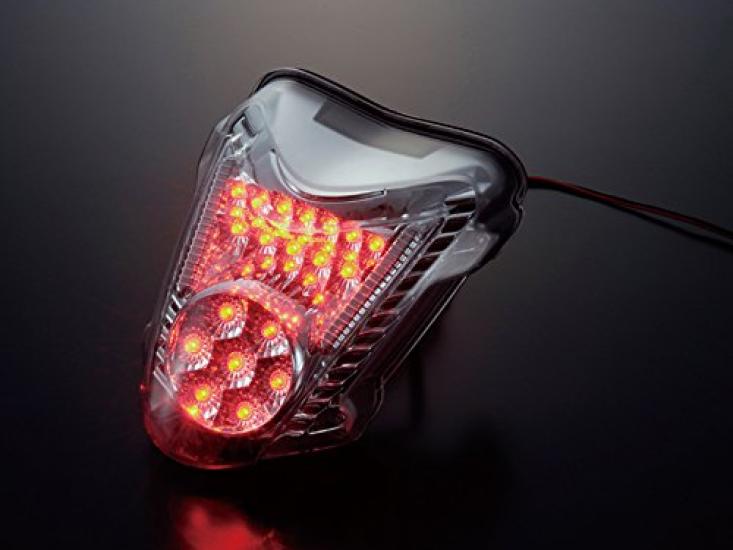POSH FAITH Motorcycle Accessories LED Tail Lamp GSX1300R Hayabusa Smoke ('08-'12) 186190-92