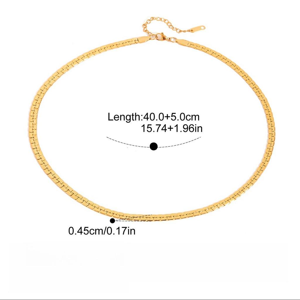 Popular Ocean Series Necklace Stainless Steel 18K Gold PVD Plated Waterproof Individualistic Holiday Jewelry