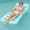 Pool Air Mattress Wide Leaf Floating Pad For Adults Robust PVC Construction Quick Dry Water Mat
