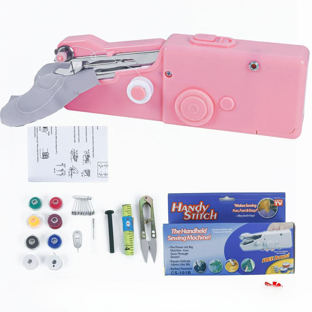 101 Portable Manual Mini Home Sewing Machine, Easy Sewing Shirt Pocket Handheld Sewing Machine