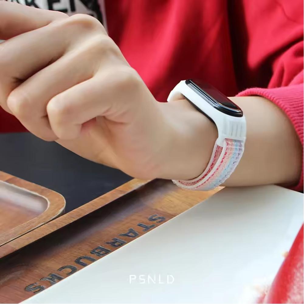 Nylon-Schlaufenarmband für Mi Band 10 9 8 Armband Uhrenarmband Smartwatch Sport pulsera Armband Riemen miband 10 9 nfc Armband