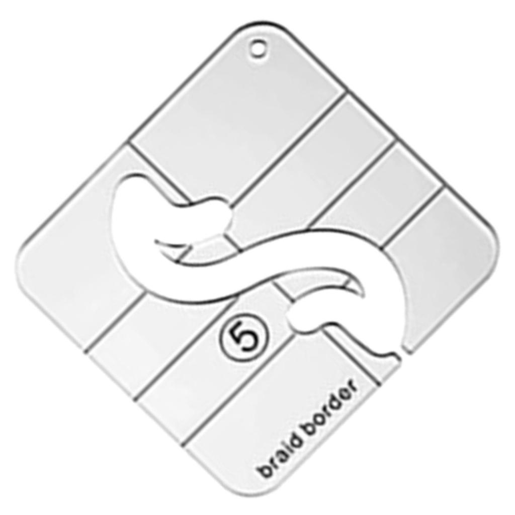 Free Motion Quilting Templates Set DIY Multifunctional Transparent Portable Sewing Cloth Ruler Domestic Stencils for Apprentices