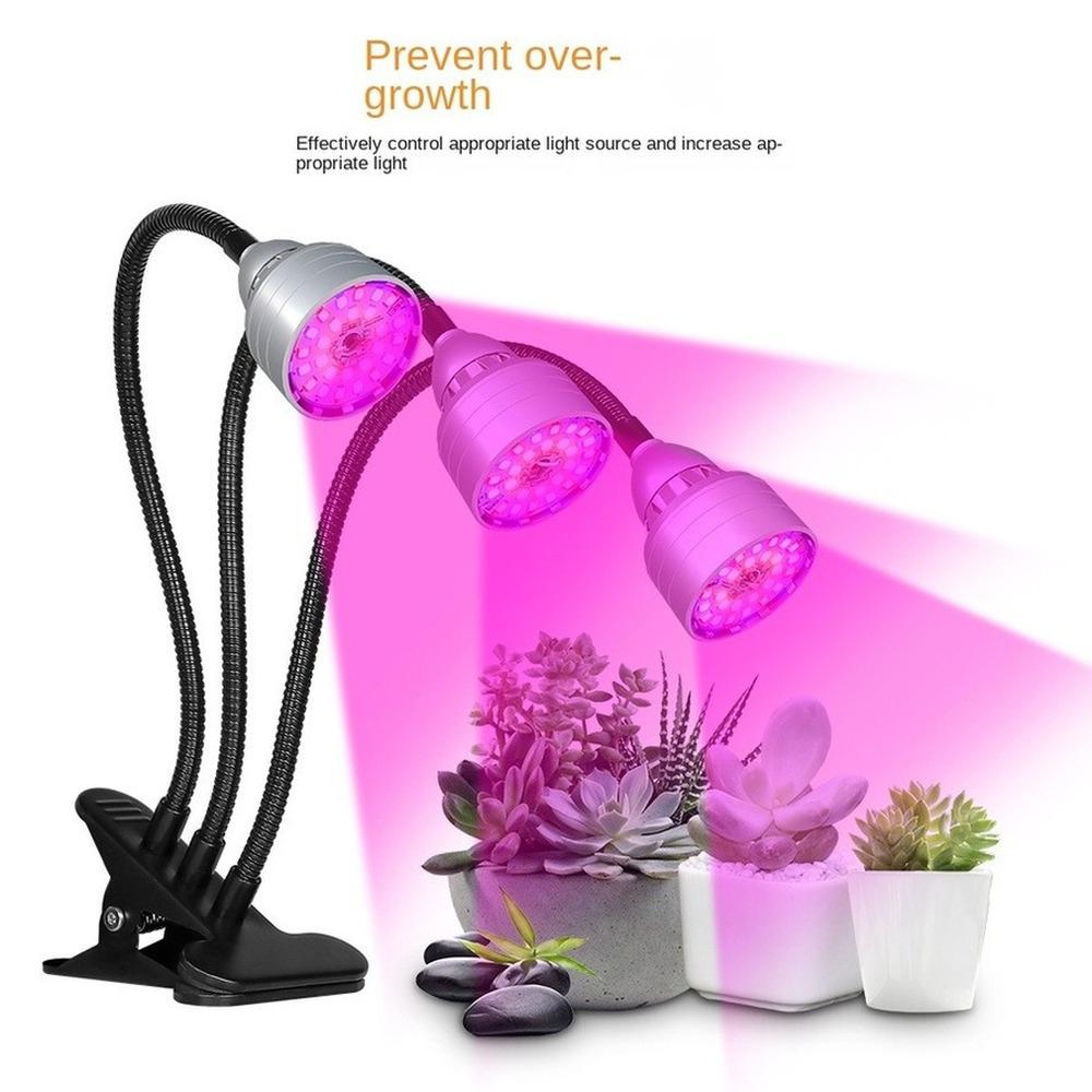 DC5V USB LED Plant Grow Light 4heads flower Red Blue light Phytolamps Timer Waterproof Desktop Clip Phyto Lamps Flowers Grow Box