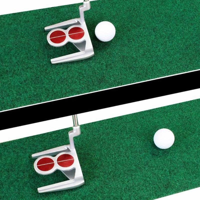 Golfing Putting Mat Golfing Putting Practice Hole Putting Training Device with Auto Return Function for Indoor Outdoor