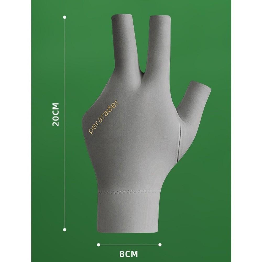 Elastic Billiards Glove Left Hand Billiard Training Gloves Three Fingers Glove  Fitness Accessories