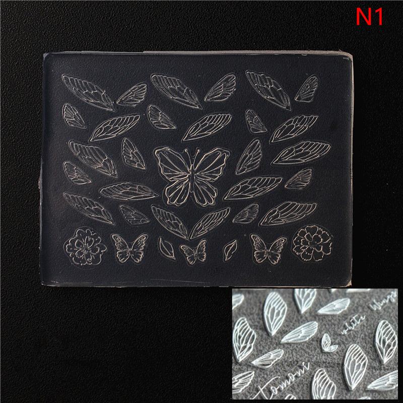 

1 шт. Силиконовая 3D-форма для свитера-бабочки и снежинки, силиконовая форма для фоторамки, силиконовая форма для ногтей, шаблоны для нейл-арта своими руками, форма для ногтей as the picture