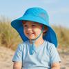 Solid Color Sunscreen Cap Wide Brim Summer Sun Hat Fashion Children Bucket Hat  Camping