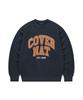 COVERNAT Arch Lettering Sweatshirt Navy