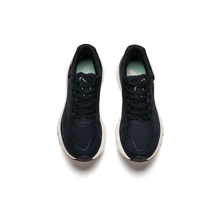 Anta Дышащие легкие кроссовки женские кроссовки черные серебристые 122135555-2 35.5 — фото 3