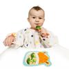 Bamboo Fiber Children'S Tableware Kids Plates Toddler Cutlery