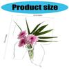 Clear Acrylic Butterfly Frame Vases Unique Art Flower Holder Container for Home Office Wedding Centerpieces Decors Gift