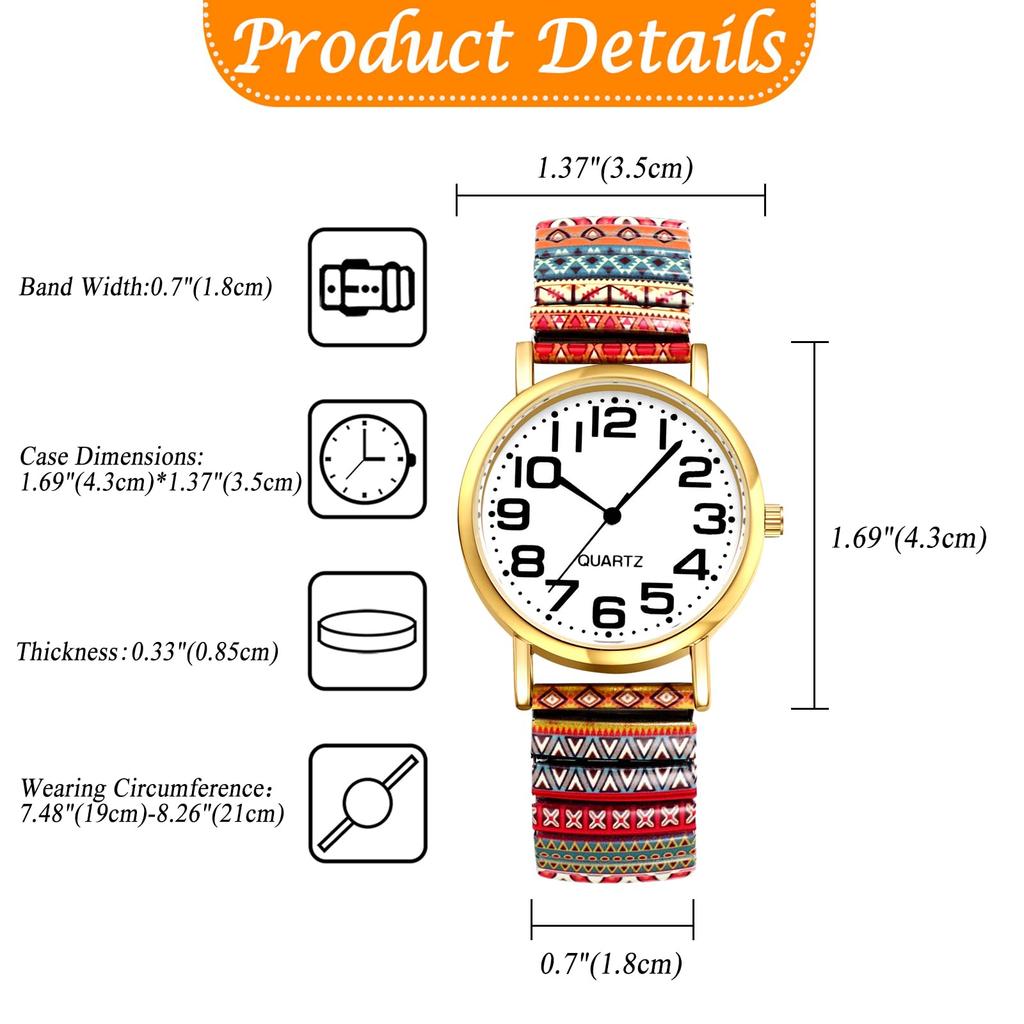 Women's Watch with Stainless Steel Strap, Analog, and Waterproof Design: Bohemian Antique Fashion Accessory - Perfect Valentine's Day or Christmas