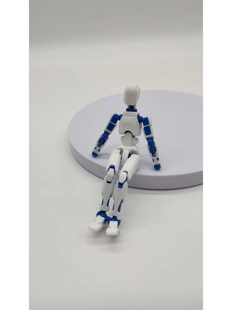 3D Printed 13-Joint Movable Mannequin Doll - DIY Full Body Decompression Ornament Figurine