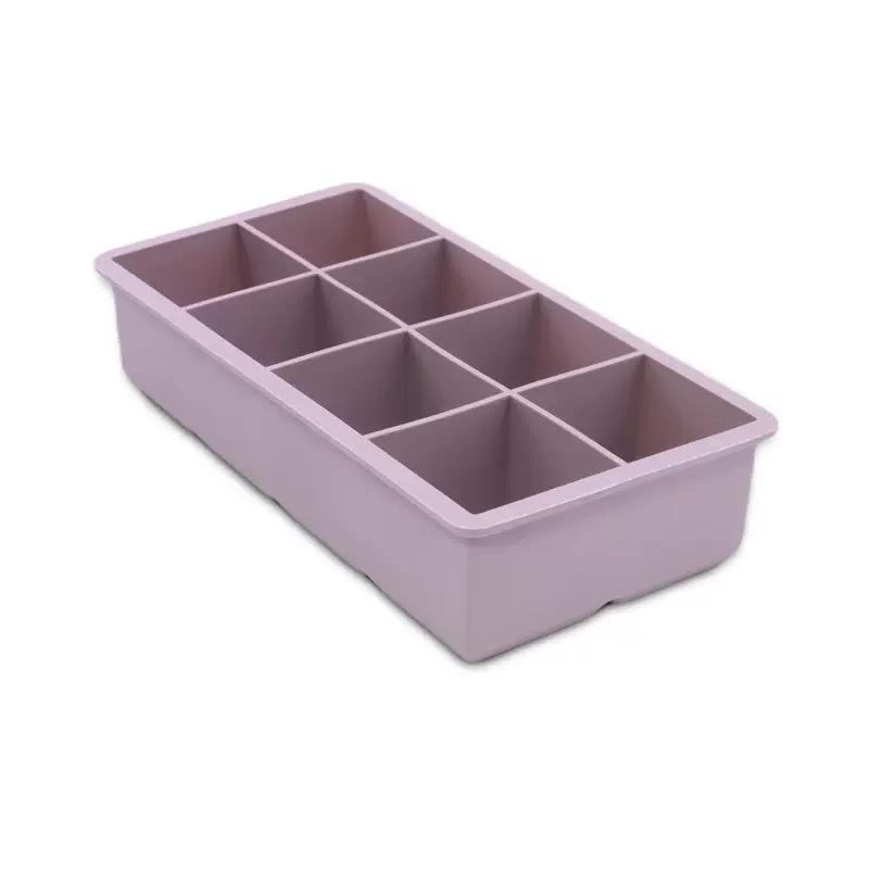 Silicone Ice Cube Tray with Lid - 8-Cube Whiskey Maker, Food-Grade for Home & Commercial Use
