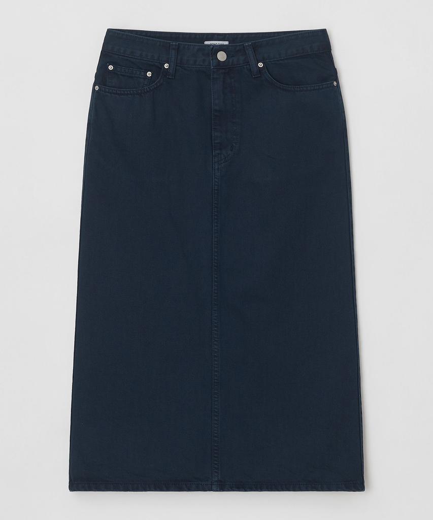 Jeonggamseutyudio Pigment Dyed Denim Long Skirt_2 Color