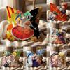 Anime Cute O-Owarimonogatari Cushion Cover Multi-Scene Pillow Cover for Home & Car - Reversible, Soft & Durable for Daily Use