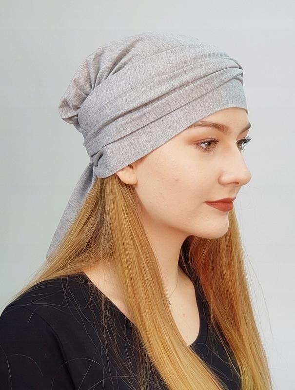 Lara 01 Women' Head Scarf Metal Turban Smooth Even After Chemotherapy