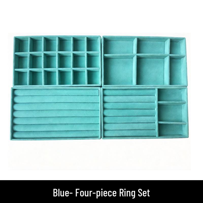Schmuckaufbewahrungsbox & Schreibtisch-Organizer für Make-up, Ohrringe, Armbänder, Ringe