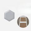 1PC25x28cm Anticollision Hexagonal Headboard Bed Soft Bag Set Wall Sticker Tatami Decor Aesthetic Home Decoration