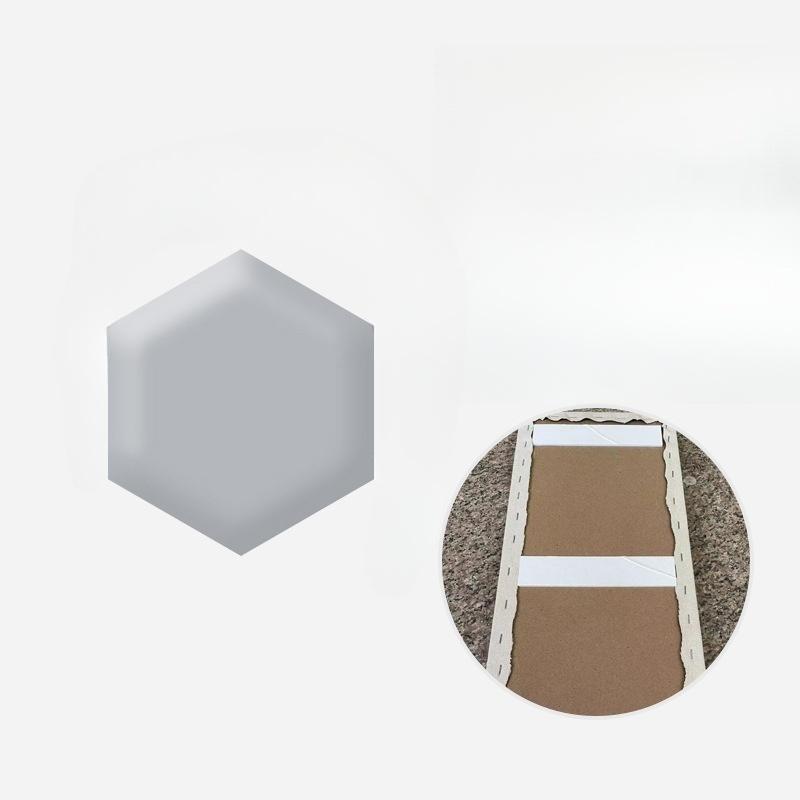 1PC25x28cm Anticollision Hexagonal Headboard Bed Soft Bag Set Wall Sticker Tatami Decor Aesthetic Home Decoration