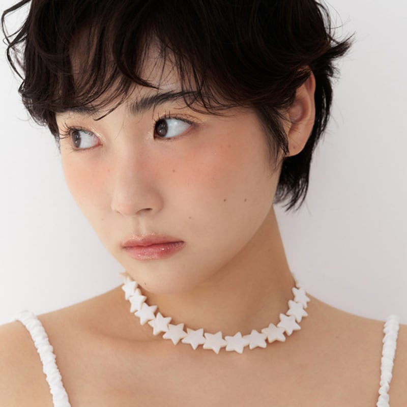 geegee star pearl necklace