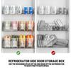 1/2Pcs Refrigerator Storage Box Fridge Side Door Food Fresh Boxes Bins with Handle for Fruit Vegetable Home Kitchen Organizer
