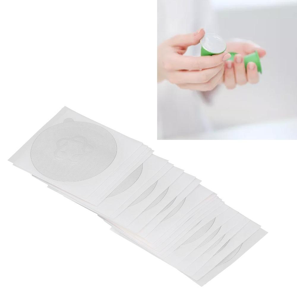 50 PCS set Silver Coffee Capsule Foil Lids 58mm Diameter Coffee Capsule Sealing Foils Home Use