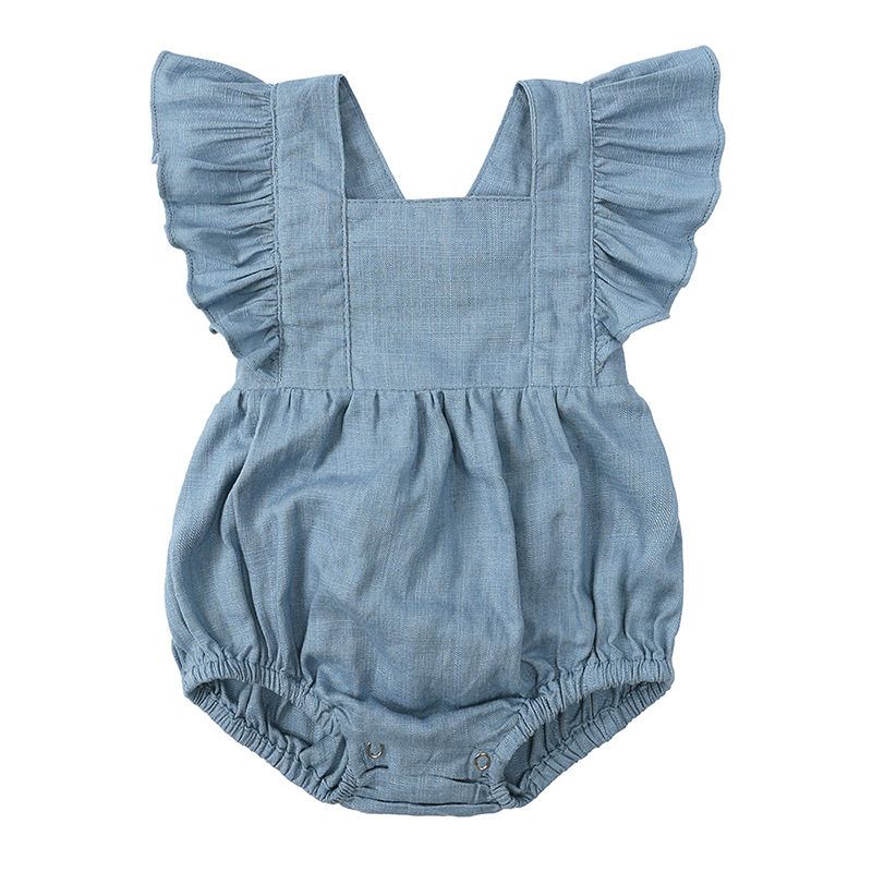 Baby Jumpsuit Summer Style Baby Cotton and Linen Overalls with Suspenders Hy 20077B 66