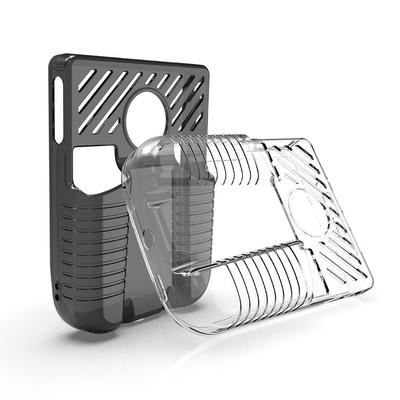 For ANBERNIC RG 406V TPU Protective Case Transparent Waterproof Protective Shell Anti-Scratch Portable Game Console Cover