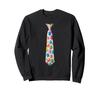 Funny Easter Egg Tie Graphic Sweatshirt for Boys, Girls, Men, and Kids