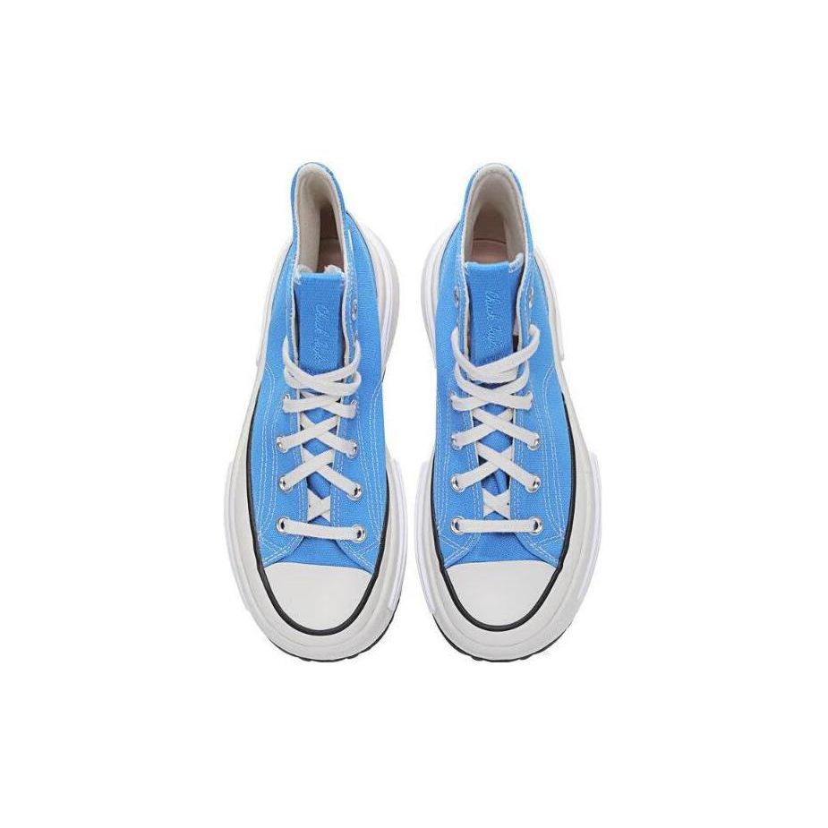 Converse Run Star Legacy CX Platform High Blue Slushy Unisex Sneakers Egret Black A06504C